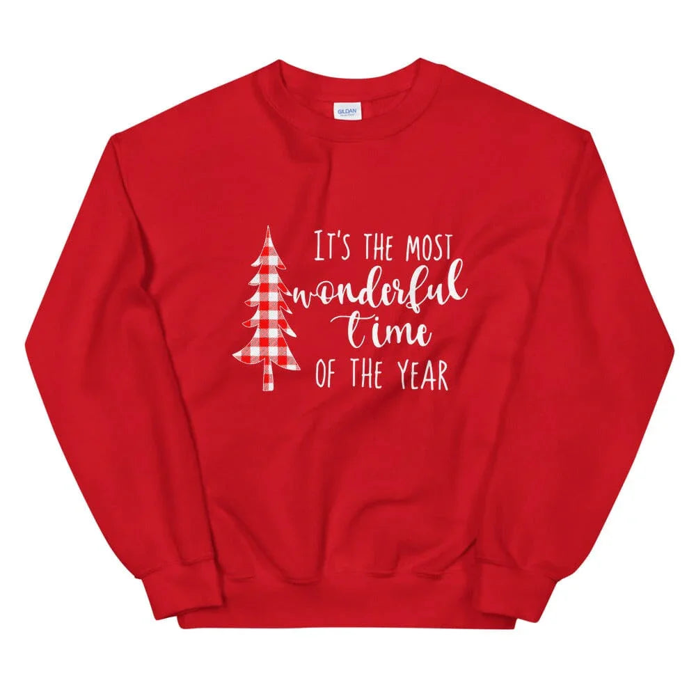 Most Wonderful Time Red Sweatshirt